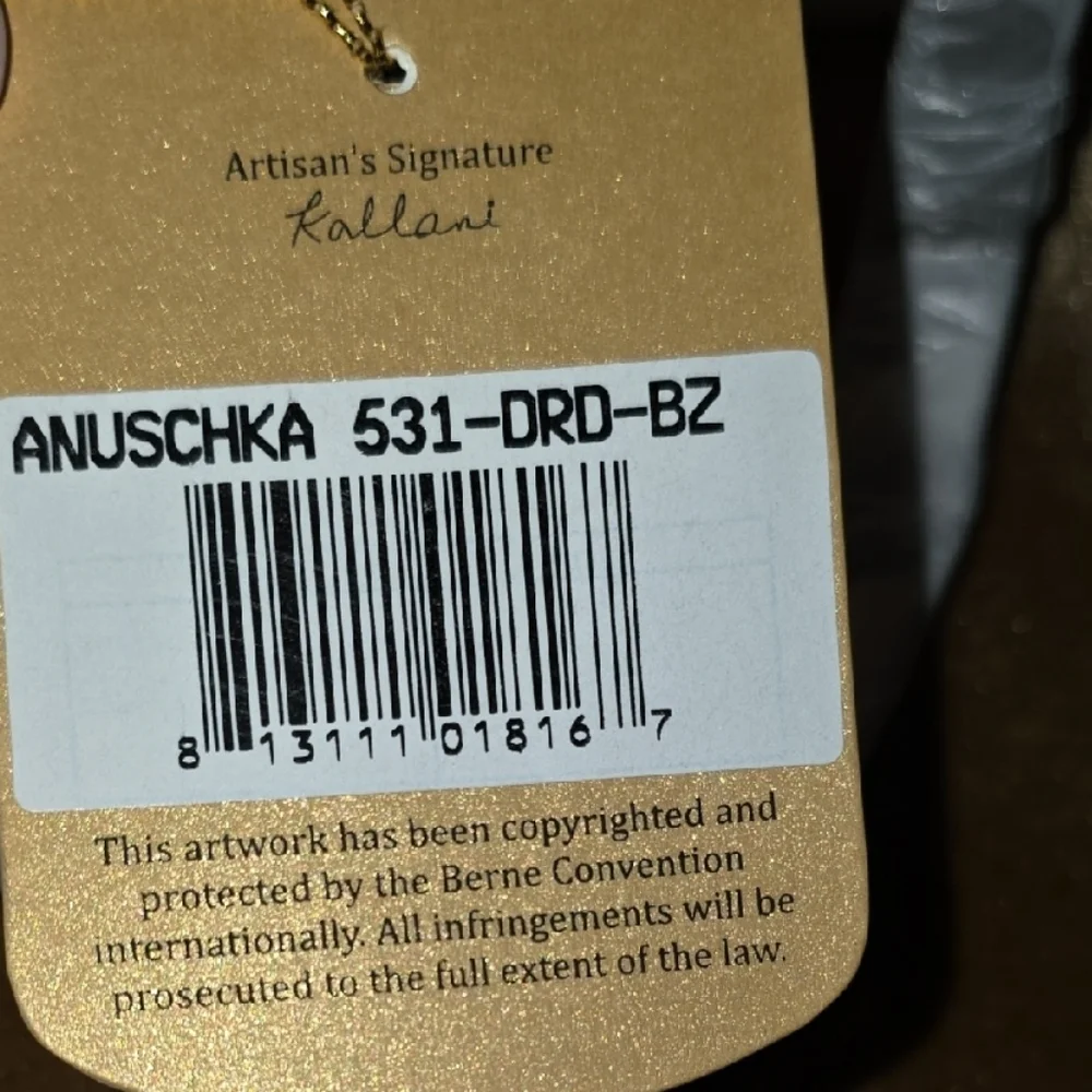 NWT Anuschka Floral Bronze Leather Bag And Matching Coin Purse Set - Picture 7 of 12